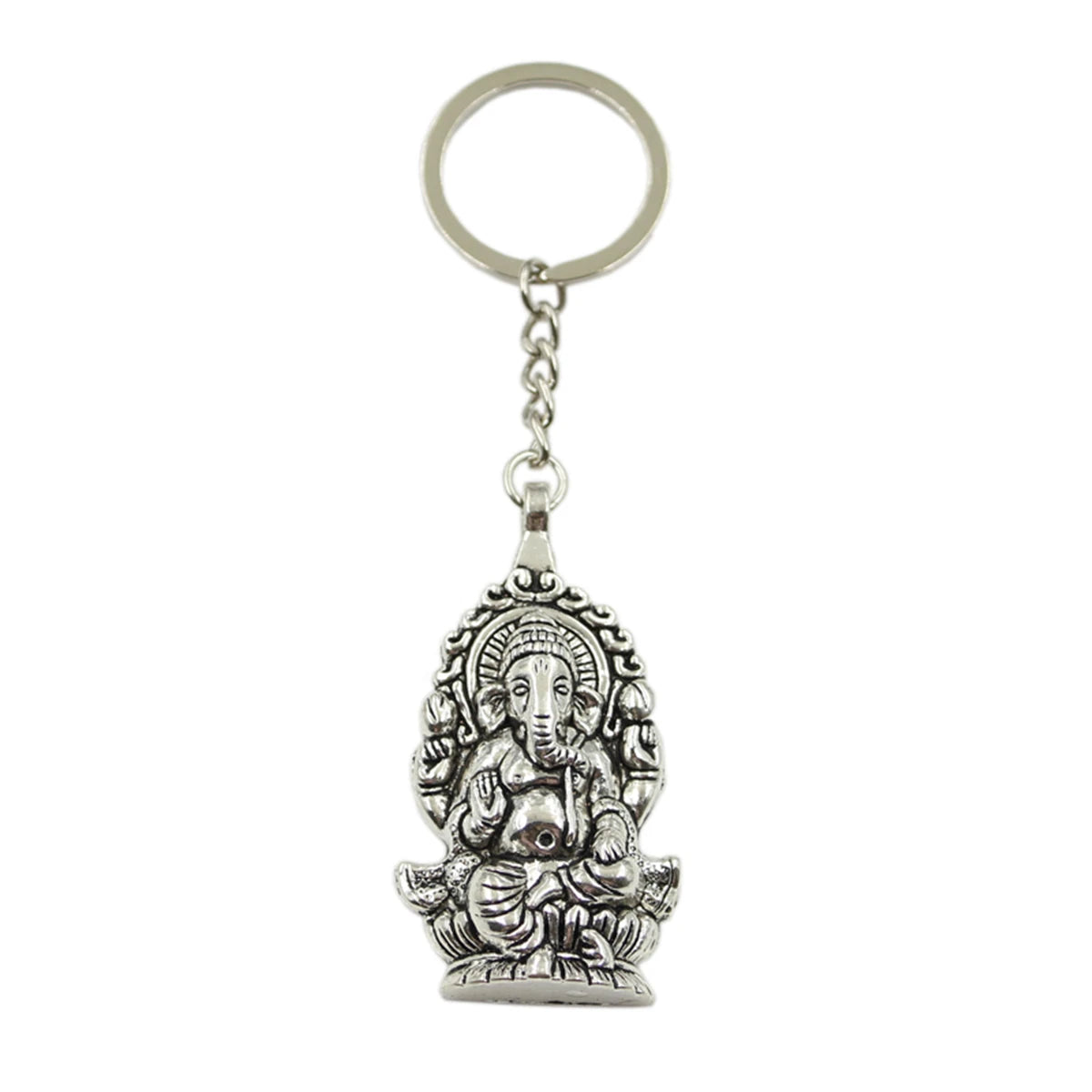 New Hot Men Key Ring Metal Key Chain Keychain Gift Jewelry Bronze Silver