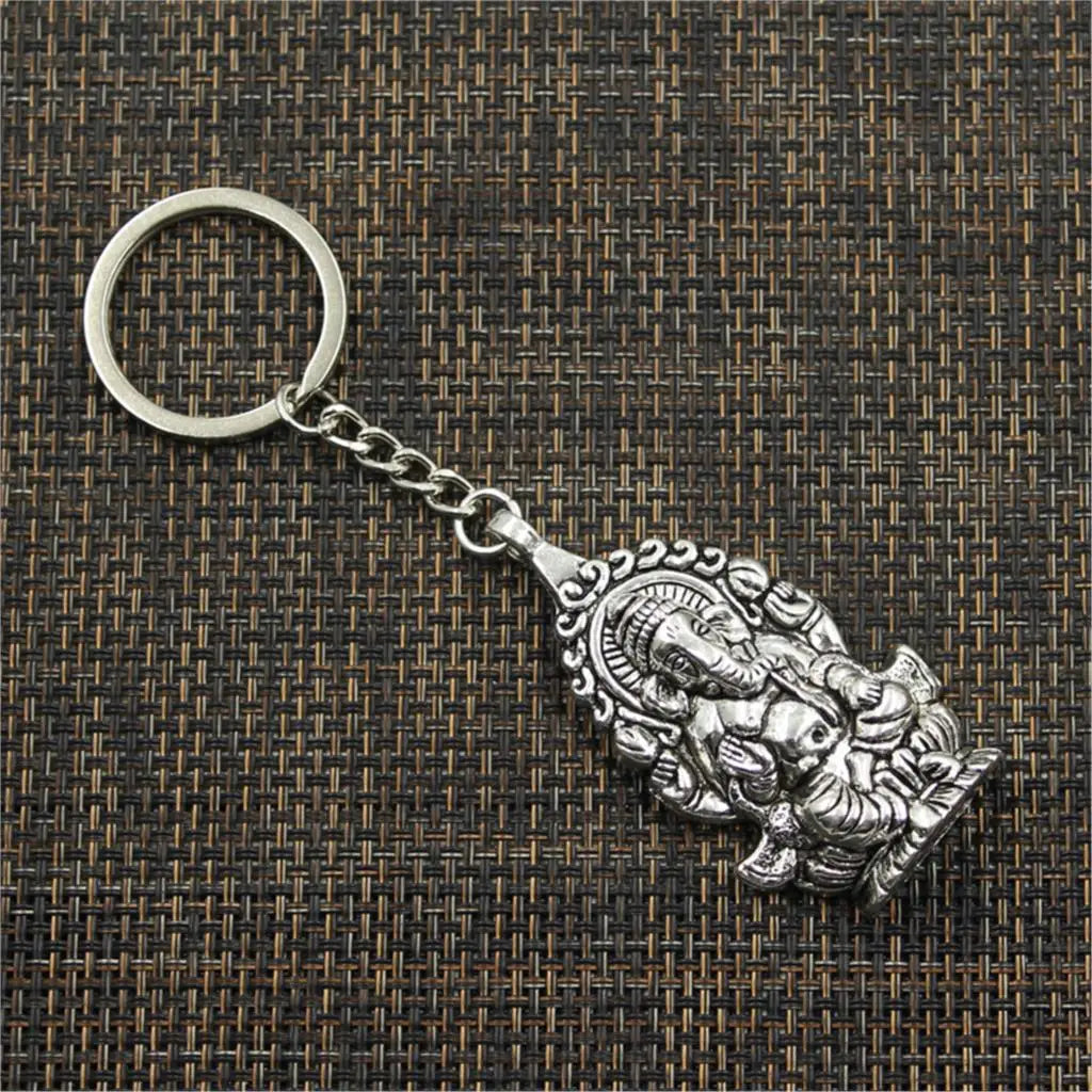 New Hot Men Key Ring Metal Key Chain Keychain Gift Jewelry Bronze Silver