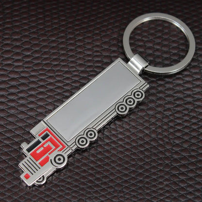 Fashion Cute Metal Truck Lorry Car Key Ring Keyfob Keychain Gift