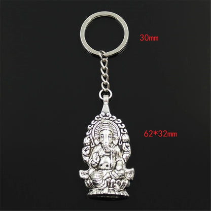 New Hot Men Key Ring Metal Key Chain Keychain Gift Jewelry Bronze Silver