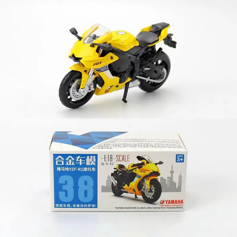 Caipo 1:18 Yamah YZF-R1 Alloy&amp;Plastic Motorcycle For Boy Toy Collection Friend Children Gift