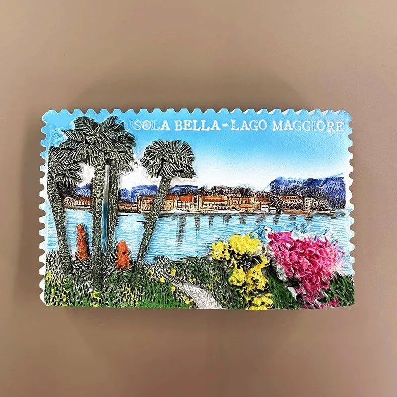 Italy Travelling Souvenirs Roma Fridge Magnets Milan Bologna Cefalu Otranto Lake Maggiore Vieste Fridge Stickers Wedding Gifts