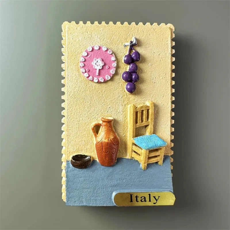 Italy Travelling Souvenirs Roma Fridge Magnets Milan Bologna Cefalu Otranto Lake Maggiore Vieste Fridge Stickers Wedding Gifts