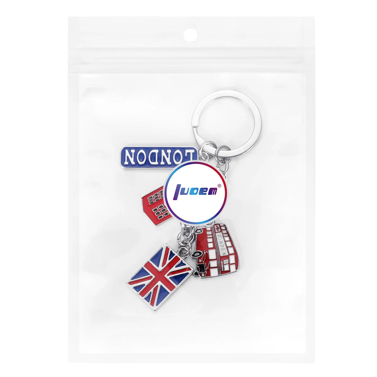 Union Jack Ringkey Keychain Uk Key Rings For Car Keys London Souvenir Key