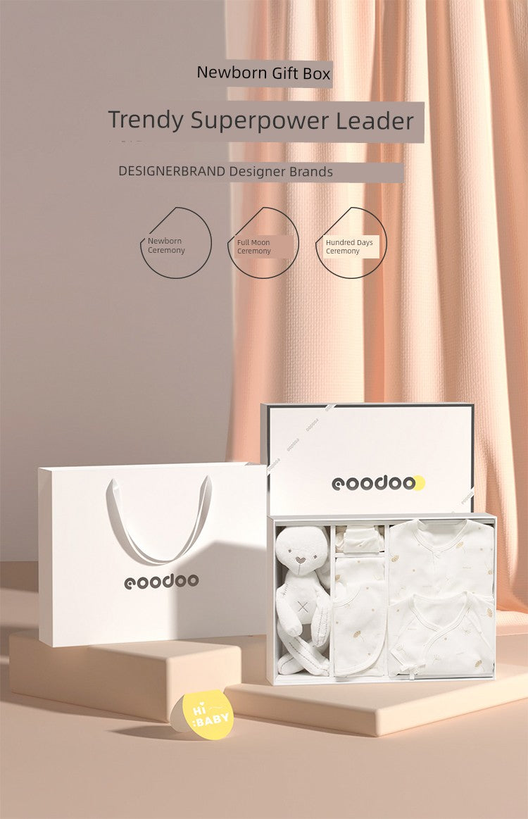 Eoodoo Summer One Month Old Baby Newborn Gift Box