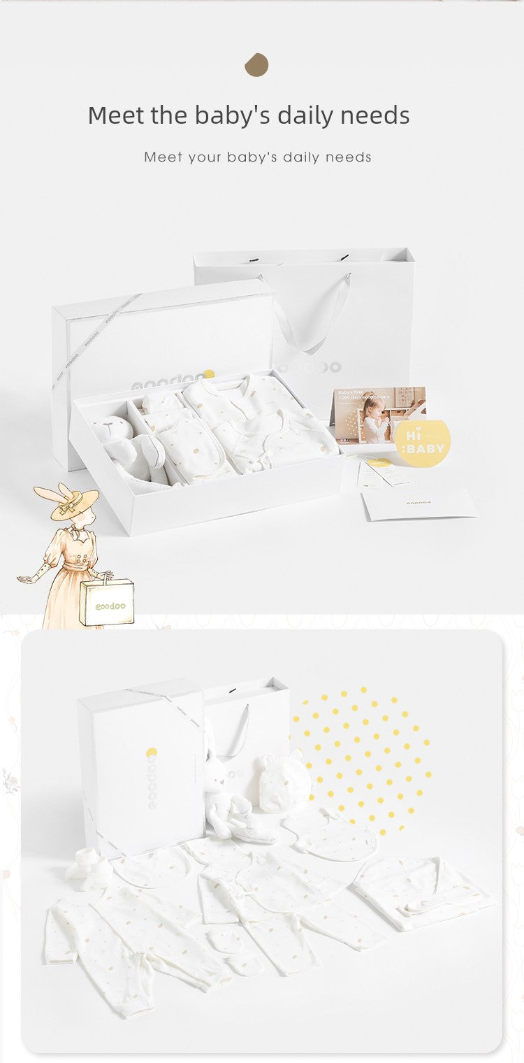 Eoodoo Summer One Month Old Baby Newborn Gift Box