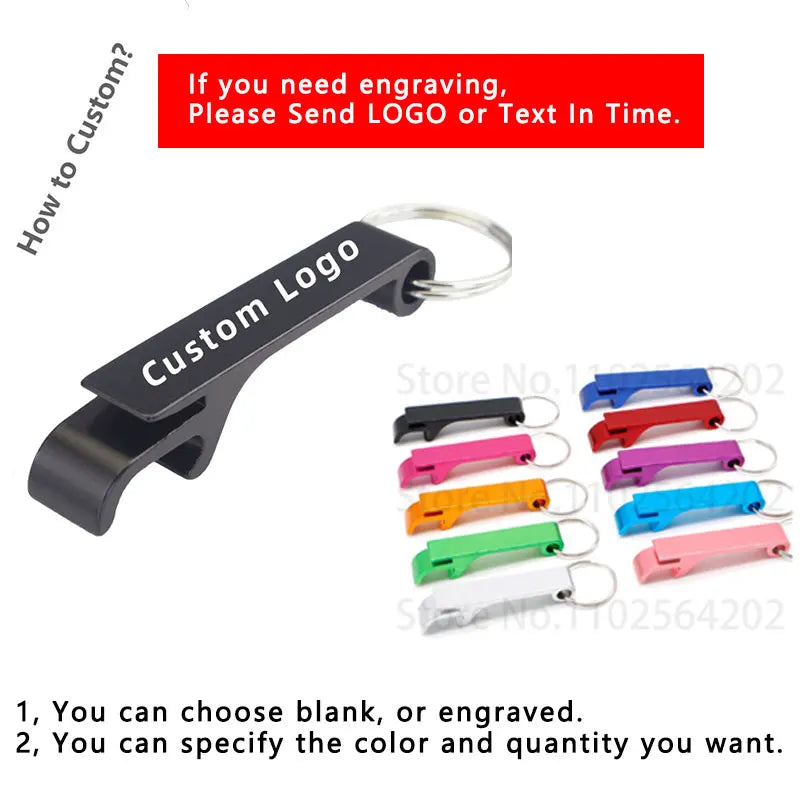 Chain Ring Can Opener Restaurant Promotion Giveaway Logo Gifts Wedding Gift